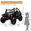 Jojoka 24V 2 Seater Ride On Truck for Kids, Electric Car with Remote, 4x55W Motor, 4WD/2WD, LED Lights, Battery Powered - 2 of 4