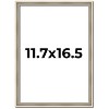 PosterPalooza | Classic Modern Silver Picture Frame - UV Acrylic, Foam Board Backing, Hanging Hardware - 2 of 4