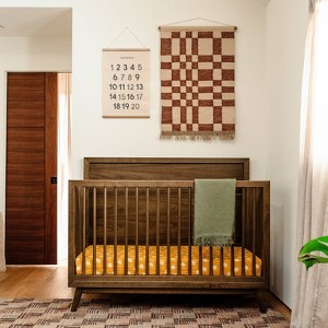 Babyletto Palma Mid-Century 4-in-1 Convertible Crib with Toddler Bed Conversion Kit - 1 of 4