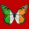Men's Design By Humans Butterfly Flag Of Ireland By GiftsIdeas Tank Top - 2 of 2