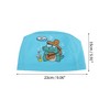 Unique Bargains Kid's Knitted PU Cartoon Crocodile Swim Cap 1 Pc - 4 of 4