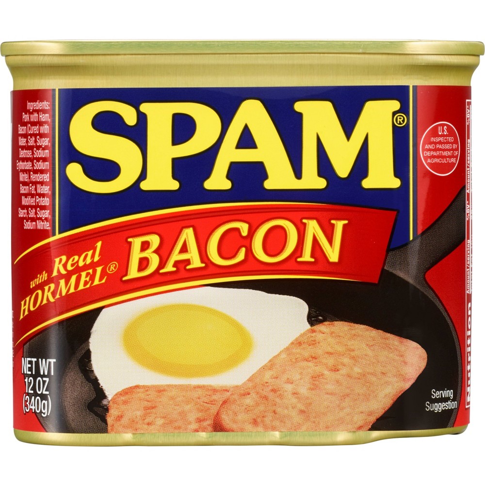 UPC 037600336581 product image for SPAM with Bacon Lunch Meat - 12oz | upcitemdb.com
