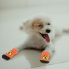 Unique Bargains Dog Cats Non-Slip Socks Purse Pattern Paw Protection and Traction Orange 4 Pcs - 4 of 4
