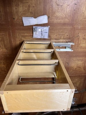 448BBSCWC8C - Wall Pull-Out Organizer w/ Adjustable Shelves and Soft-Close  Slides for 12 Wall Cabinet - Natural Maple - Express Kitchens