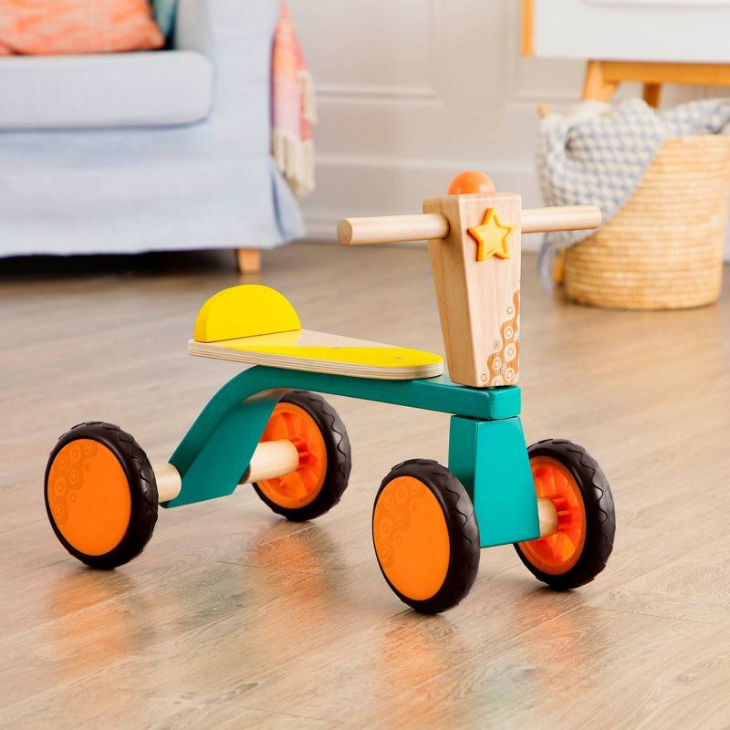 B. toys Wooden Toddler Bike Smooth Rider, 5 of 12