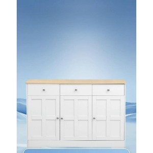 ORRD Locker Storage sideboard with drawers for dining room, living room, kitchen cabinets - 1 of 4