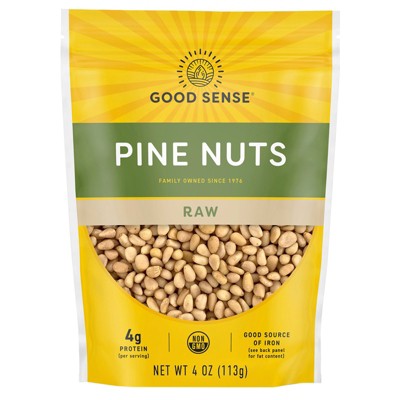Good Sense Pine Nuts, Raw, 4 oz (113 g)