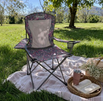 Vera Bradley + Coleman Broadband Quad Chair - Wildflowers Blue