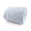 Arctic Sleep Queen Cooling Gel Memory Foam Mattress Pad: Hypoallergenic, Machine Washable, Fits 22" Deep - 4 of 4