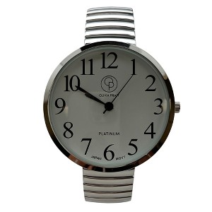 Olivia Pratt Stretch Band Big Face Shiny Colors Women Watch - 1 of 3