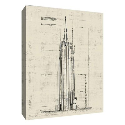 11" x 14" New York Empire Decorative Wall Art - PTM Images