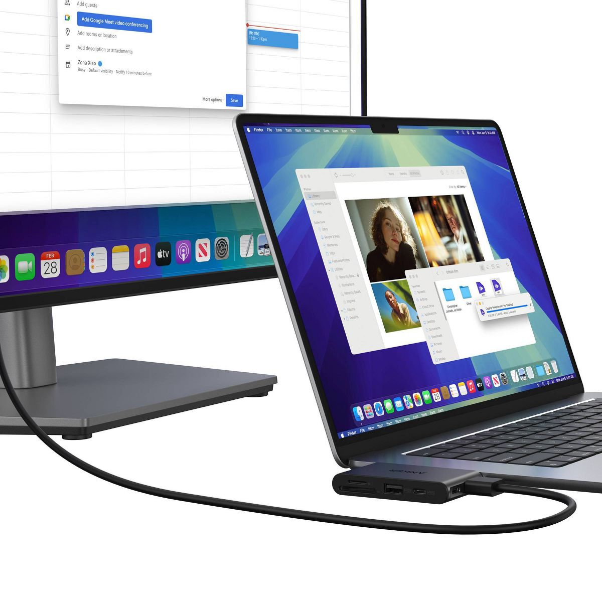 Anker 6in1 USB-C Hub 1 USB-C 1 USB-A 1 HDMI 1 SD card 1 micro SD - thumbnail 5