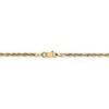 Black Bow Jewelry 2.25mm, 14k Yellow Gold Light Diamond Cut Rope Chain Necklace - 4 of 4