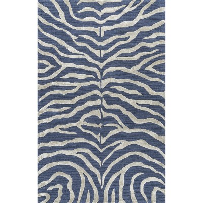nuLOOM Hand Tufted Plush Zebra Area Rug : Target