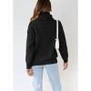 Womens Turtle Neck Ribbed Knit Pullover Casual Sweater Top - 3 of 3