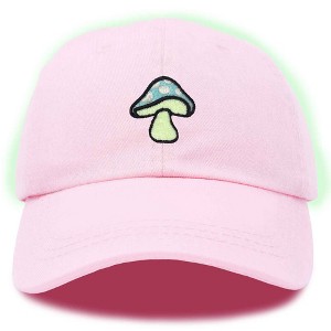 Dalix Mushroom Embroidered Fungi Magic Dad Hat Cotton Baseball Cap Adjustable Mens - 1 of 4