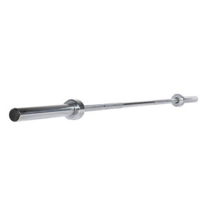 YORK Barbell 7 Foot Training Olympic Weight Bar Chrome Finish Heavy Duty 1000 lbs Capacity - 1 of 1