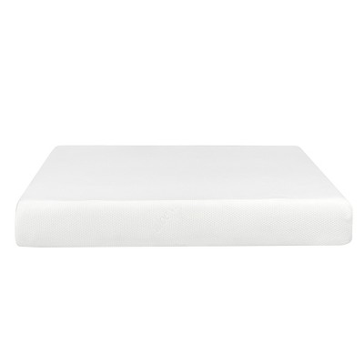Vynxaria 8-Inch Queen Medium Gel Memory Foam Mattress, Plush, Breathable White Aloe Vera Double Jacquard Cover, CertiPUR-US Certified