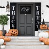 Northlight Trick or Treat Outdoor Halloween Banners - 19.25" - Black and White - Set of 3 - 3 of 4