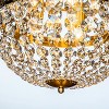 ALOADECOR Vintage Glam Crystal Basket Chandelier in Antique Gold - 4 of 4