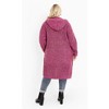 Avenue Women's Plus Size Chelsea Soft Knit Hood Coatigan - 4 of 4