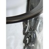 Progress Lighting Bay Court Collection One-Light Foyer Pendant, Brushed Nickel, Etched and Water Glass - 3 of 4