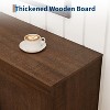 TackView 70.8" Sideboard Buffet Cabinet with Storage, Mid-Century Modern Accent Cabinet with 4 Doors,for Living Room, Kitchen, Hallway - 4 of 4