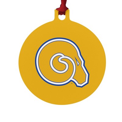 Albany State University Secondary Logo Aluminum Holiday Christmas Tree Ornament