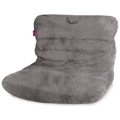 29 Malibu Lounge Faux Fur Bean Bag Chair Gray Posh Creations Target   GUEST D4688001 9883 4e88 92a9 Cef091d7f0c1