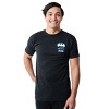 Batman Fighting Dragon Men's Black Crew Neck Short Sleeve T-shirt - 2 of 4