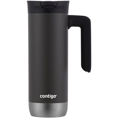 Contigo Huron Vacuum-Insulated Stainless Steel Travel Mug with Leak-Proof  Lid, Keeps Drinks Hot or Cold for Hours, Fits Most Cup Holders and Brewers