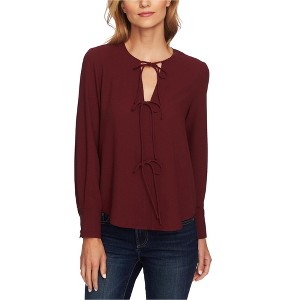 1.STATE Womens Center Tie Pullover Blouse - 1 of 1