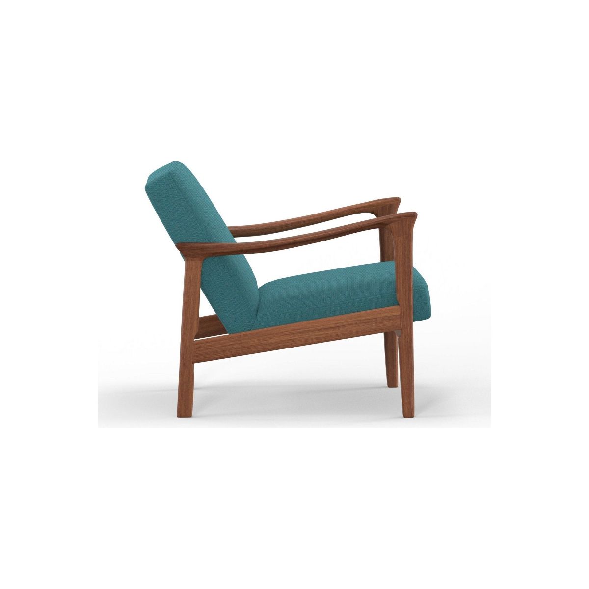 Zephyr Lounge Chair in Turquoise | Alpine Furniture - thumbnail 4