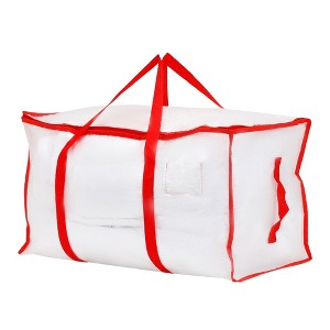 Unique Bargains Foldable Clothes Organizing Storage Moving Bags with Handles 1 Pc - 1 of 4