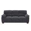 SKRAN 3 Seater Corduroy Sofa, Thick Foam-Padded Cushion Sofa, Mid-Century Modern Sofas With Armrests & Backrest For Living Room - 2 of 4