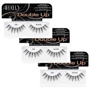 Ardell Professional Double Up - 206 Black #61423 - (Pack of 3) - 1 of 3