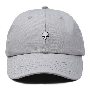 Dalix Lil Alien Embroidered Cotton Cap Outdoor Space Nature Dad Hat Mens - 1 of 4