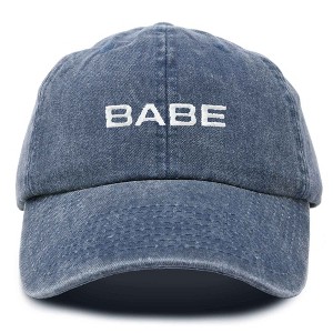 Dalix Babe Embroidered Cotton Baseball Cap Adjustable Dad Hat Womens - 1 of 4