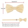 Allegra K Men's Halloween Polka Dots Pre-Tied Work Formal Party Tuxedo Bowknot Bow Ties - 4 of 4