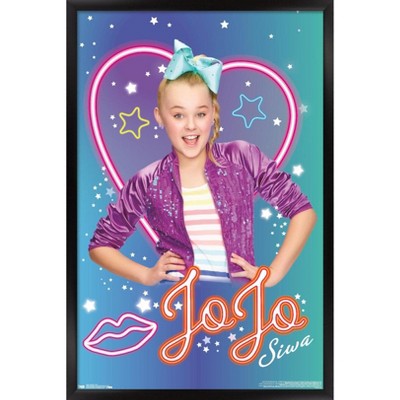 Trends International JoJo Siwa - Neon Framed Wall Poster Prints