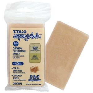 T.Taio Esponjabon Oatmeal Exfoliating Bar Soap - 4.2oz - 1 of 4