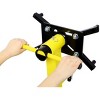 Syemin Lift Jacks Engine Stand 1 Ton 360 Degree Adjustable Mounting Head Easy Assembly Disassembly 4 Swivel Caster Wheels, Yellow, 30"*10.2"*7.9" - 4 of 4