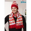 HalloweenCostumes.com One Size Fits Most   Dr. Seuss Winter Hat & Scarf Accessory Set for Adults and Kids, White/Red - 3 of 4