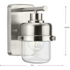 Progress Lighting Beckner 1-Light Vanity Light, Brushed Nickel, Industrial-Style Shade - 2 of 3