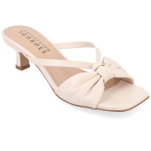 Journee Women's Starling Medium and Wide Width Dress Sandals - 1 of 4