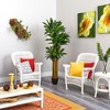 Nearly Natural 6-ft Corn Stalk Dracaena Artificial Plant (Real Touch) - 3 of 4