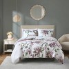 Madison Park Robin Floral Comforter Bedding Set with Bed Sheets Mauve - image 2 of 4