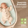 KeaBabies Bassinet Sheet for Baby Girls, Boys, 2-Pack Isla Fitted Bassinet Sheets, Bassinet Mattress Sheets - 3 of 4