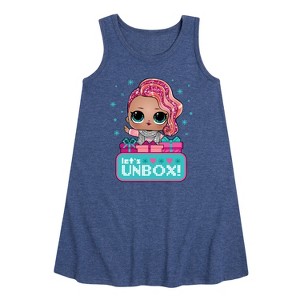 - Lol Surprise! - Lets Unbox Graphic Sleeveless Aline Dress - 1 of 4