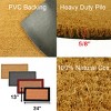 Evideco French Home Goods Sheltered Front Door Mat Coir Coco Fibers Rug 24x13 - 4 of 4